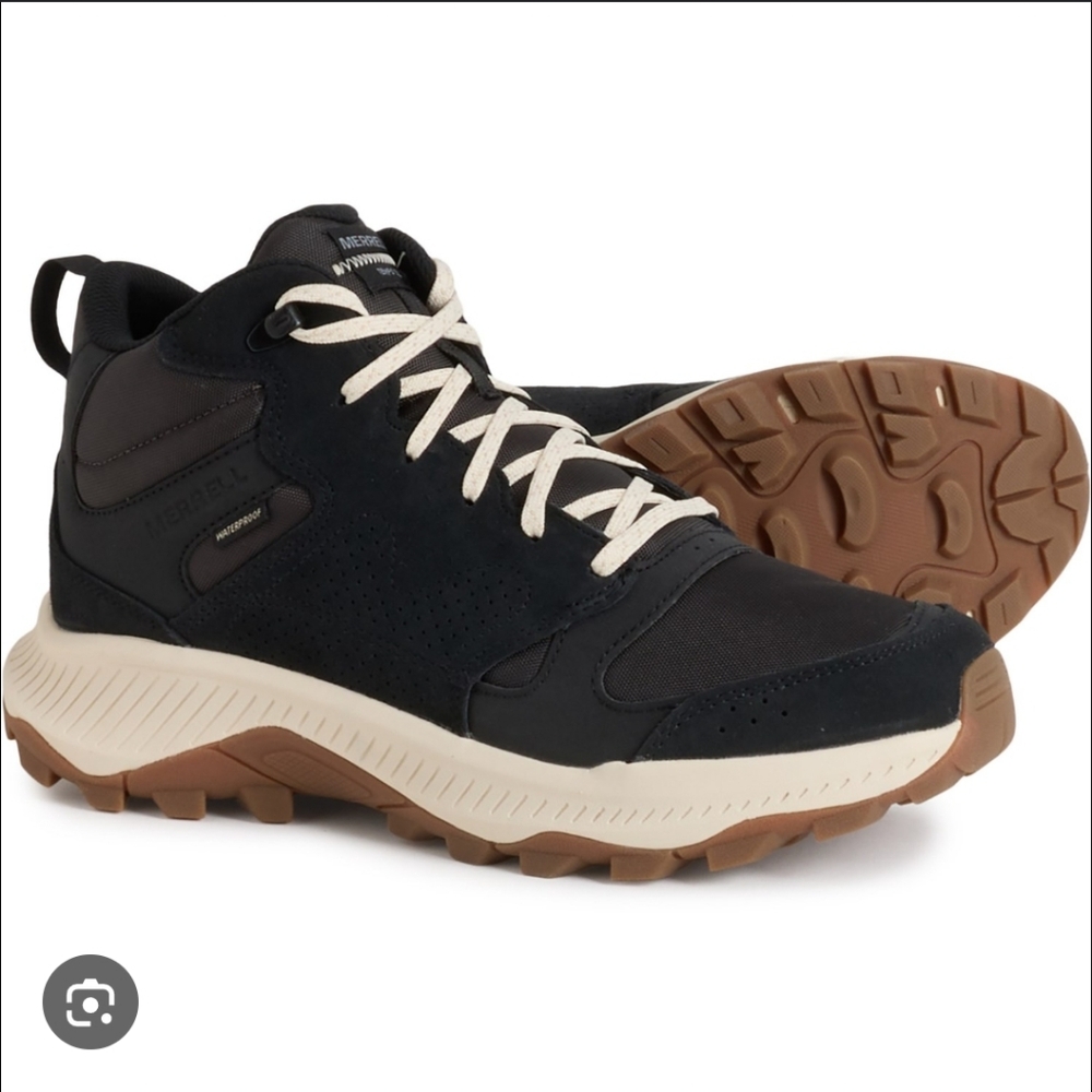Merrell Black Tempo Sol Mid Waterproof hiking boots